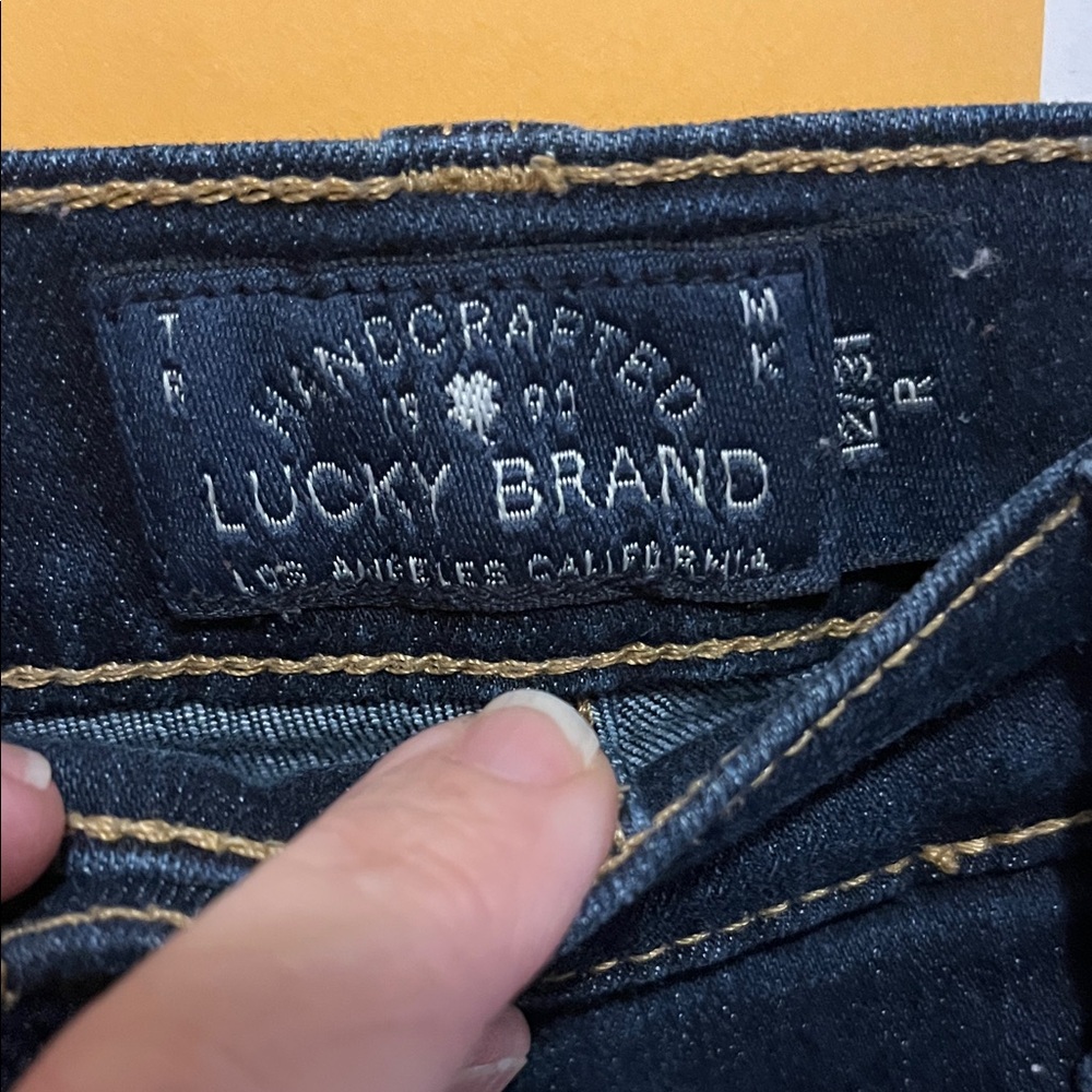 Lucky Brand Dark Blue Denim Sofia Skinny- great shape